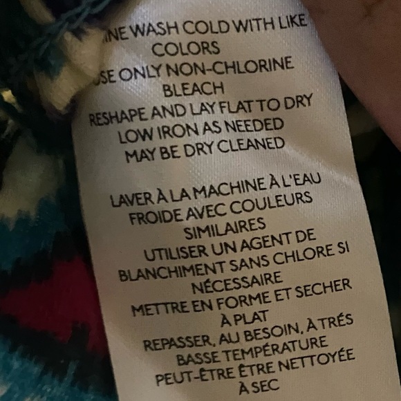 NWT Anthropologie | Turquoise Smocked 100% Cotton Tube Top, L - Picture 7 of 9